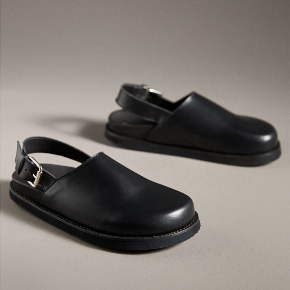 New In Box Pilcro Slingback Clogs Chocolate Color